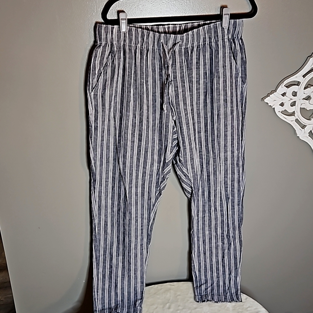 Linen cotton blend womans pant